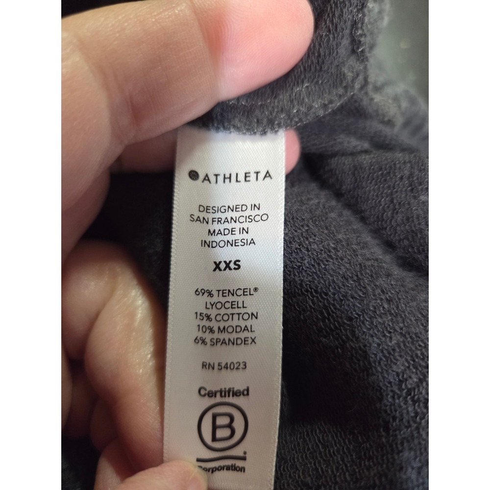 Athleta Gray Herringbone Pattern Studio Sweatshir… - image 6